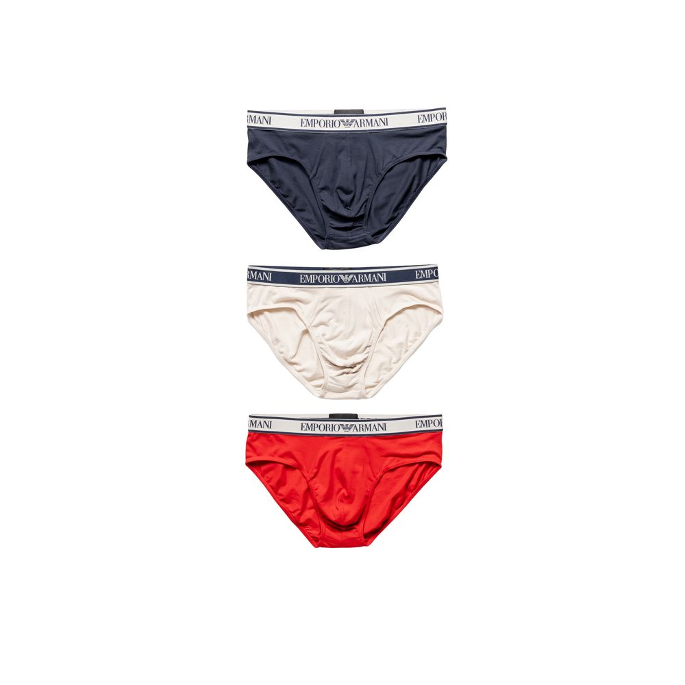 Emporio Armani Red Cotton Underwear Essentials