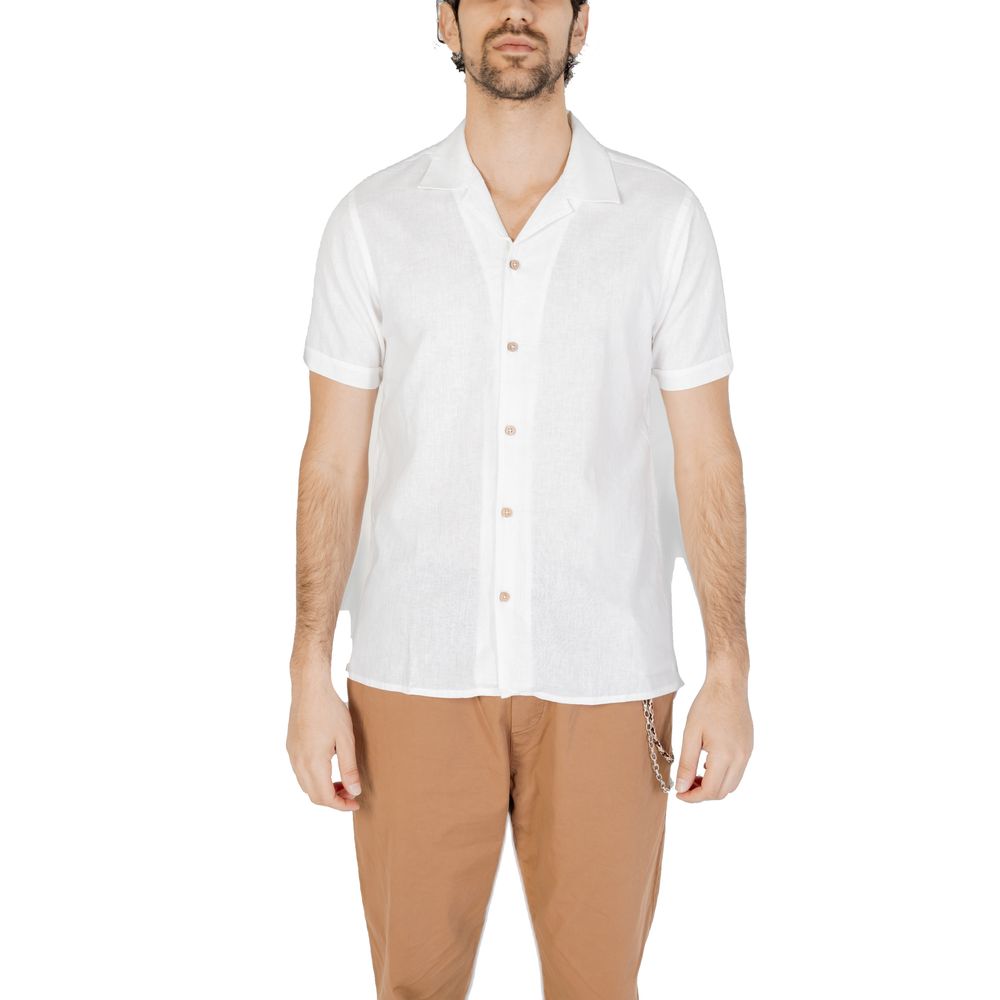 Hamaki-Ho White Linen Shirt for Effortless Elegance