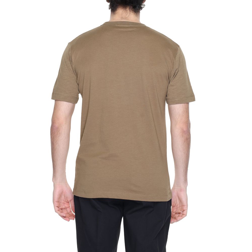 Hamaki-Ho Gray Cotton T-Shirt for Elevated Everyday Style