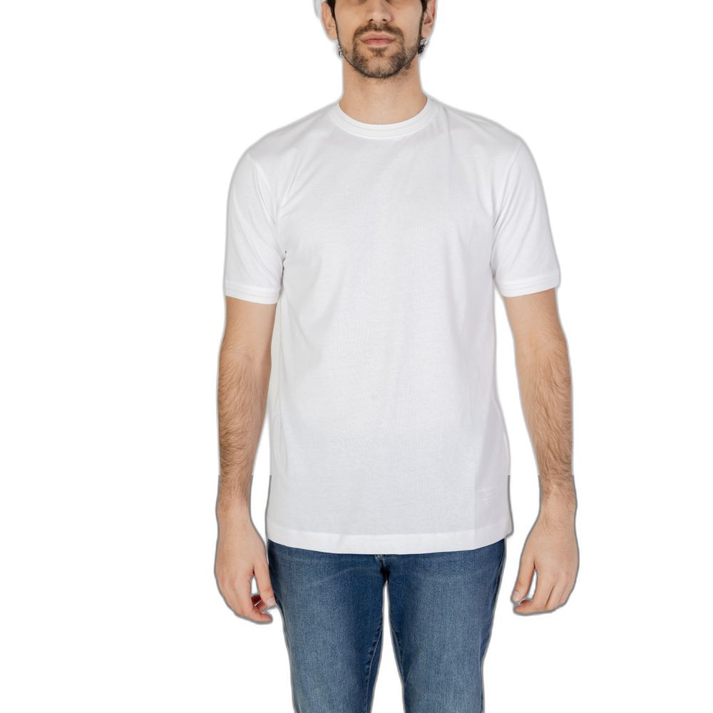 Hamaki-Ho White Cotton T-Shirt for Timeless Elegance