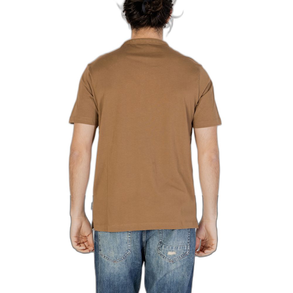 Hamaki-Ho Gray Cotton T-Shirt for Effortless Sophistication