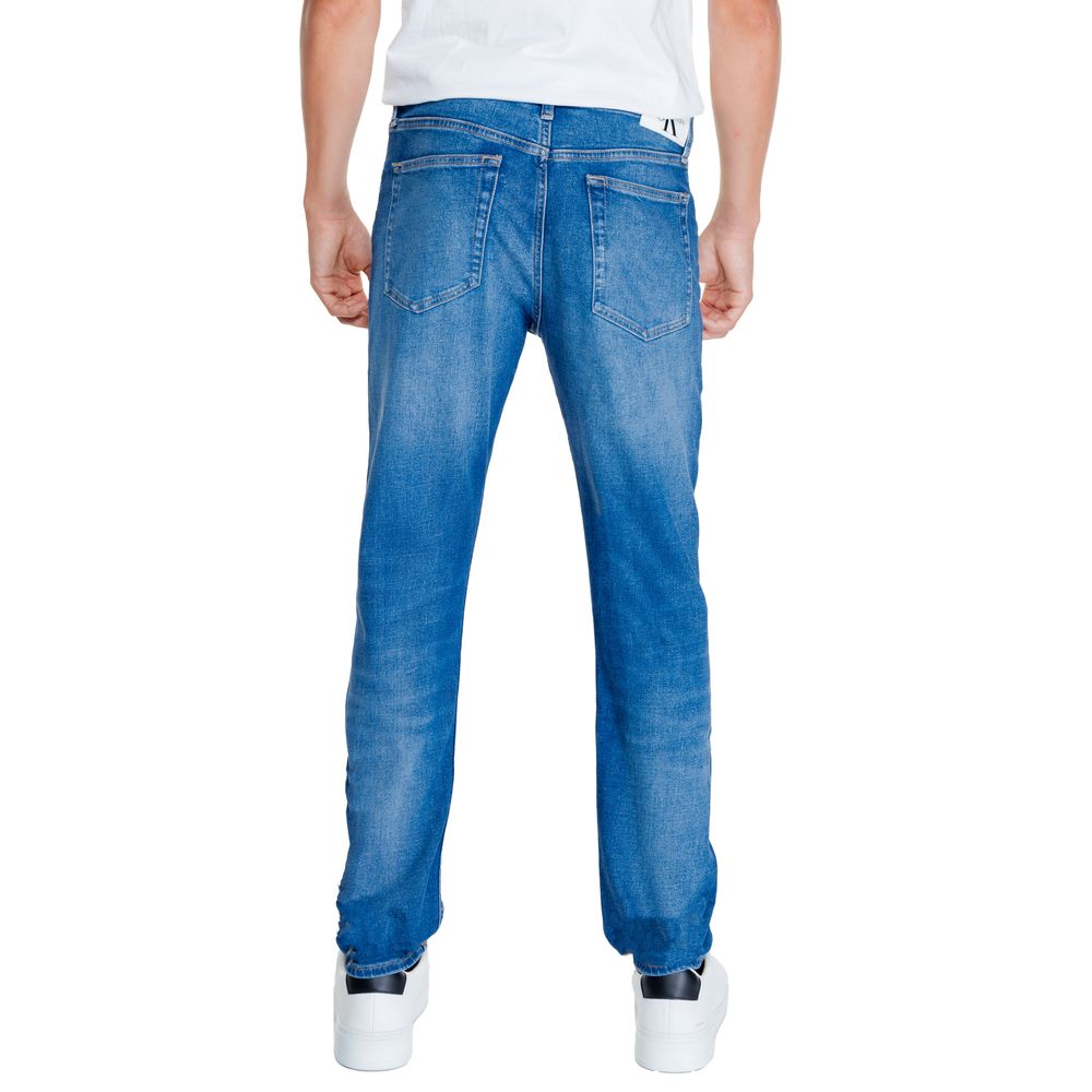 Calvin Klein Blue Cotton Jeans & Pant for Effortless Style