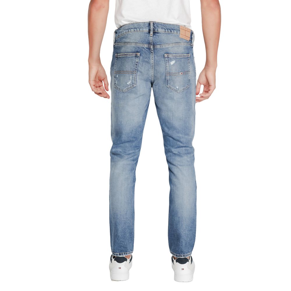 Tommy Hilfiger Blue Cotton Jeans & Pant Elegance