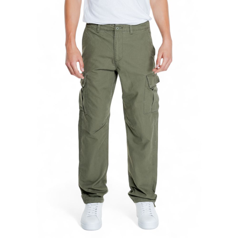 Jack Jones Green Cotton Jeans for Elevated Style