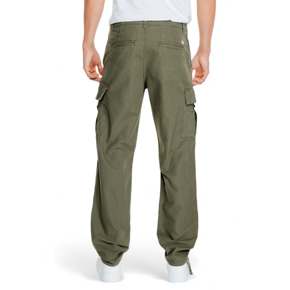 Jack Jones Green Cotton Jeans for Elevated Style