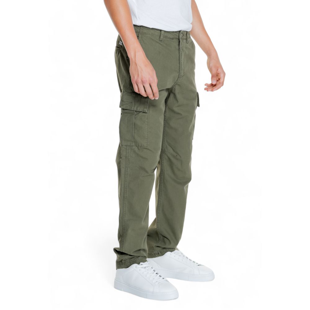 Jack Jones Green Cotton Jeans for Elevated Style