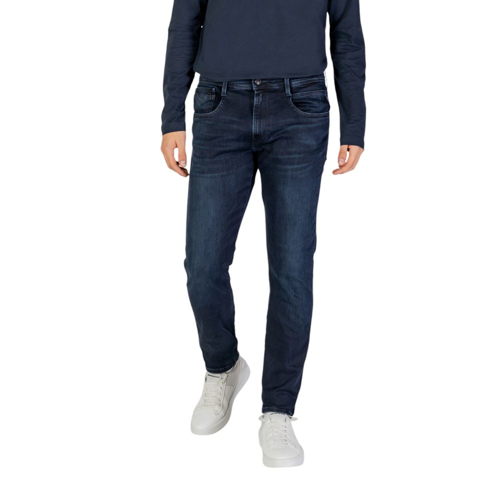 Replay Blue Cotton Jeans for Effortless Elegance