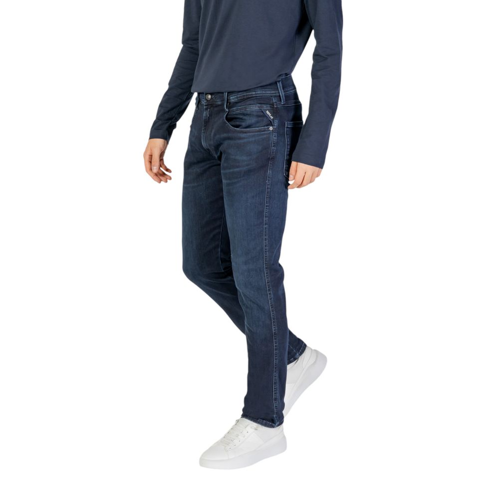 Replay Blue Cotton Jeans for Effortless Elegance