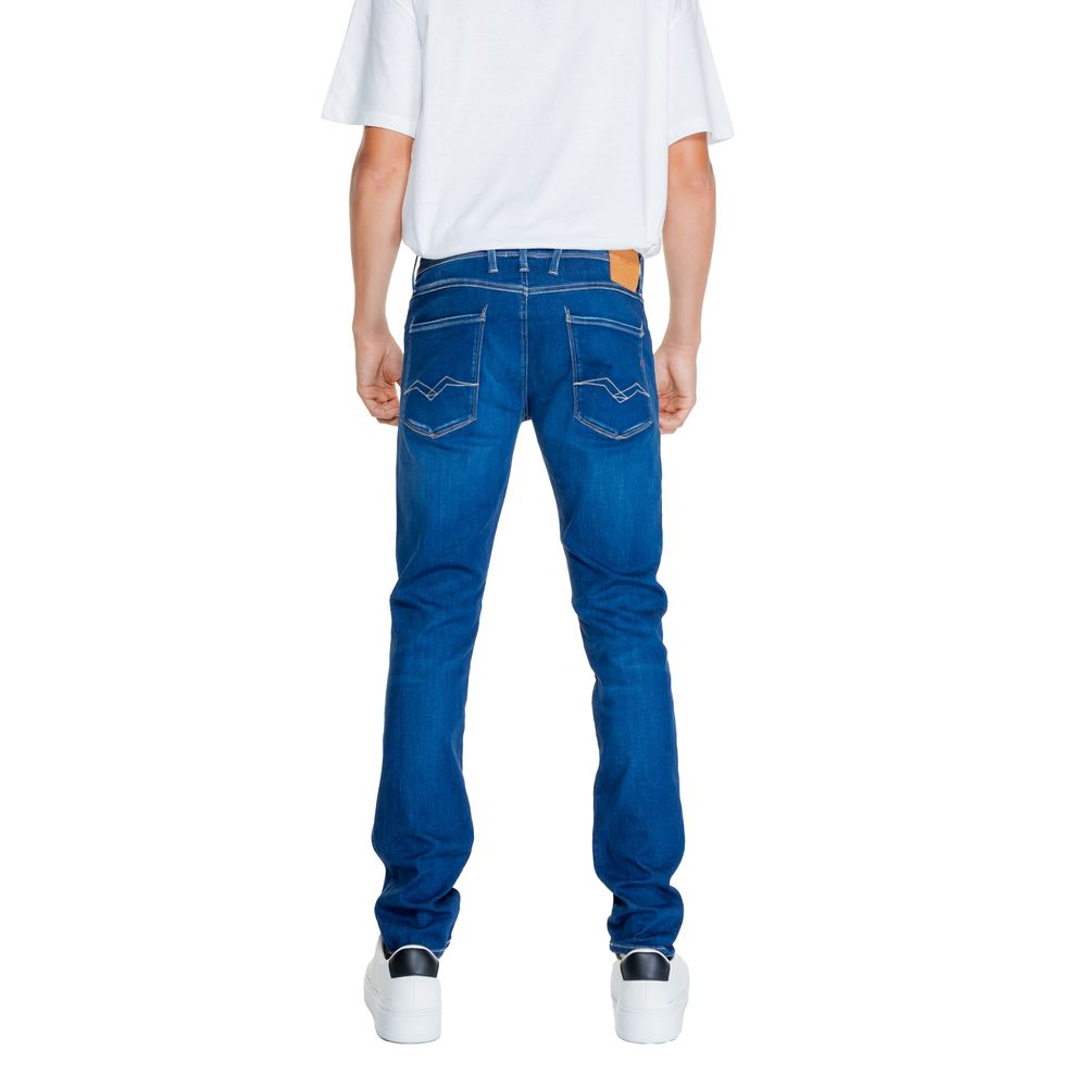 Replay Blue Cotton Jeans for Effortless Elegance