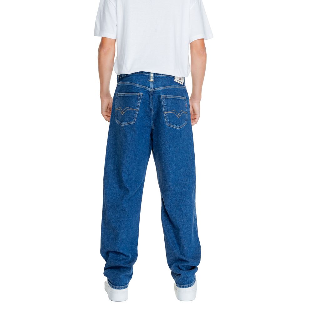 Replay Blue Cotton Jeans for Timeless Elegance