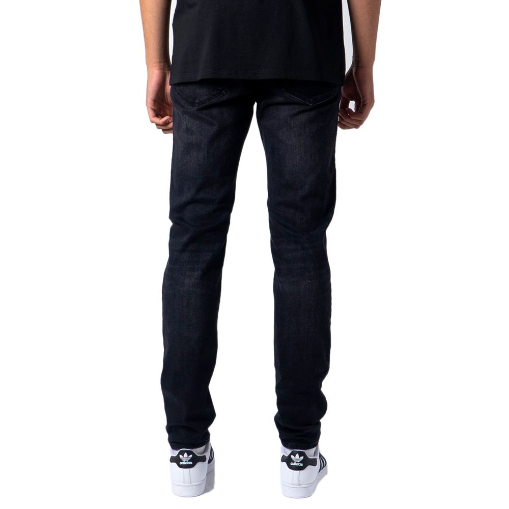 Jack Jones Black Cotton Jeans for Elevated Style