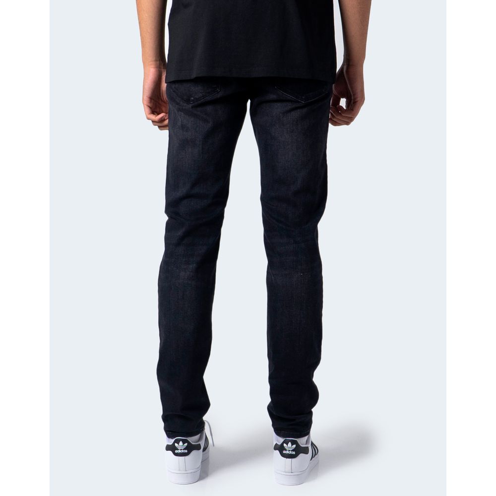 Jack Jones Black Cotton Jeans for Elevated Style
