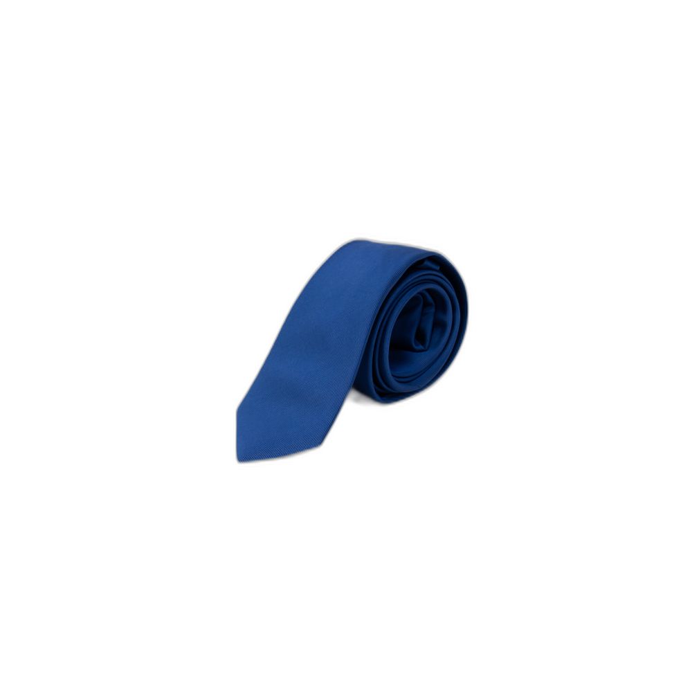 Antony Morato Blue Silk Tie & Bowtie for Elevated Style