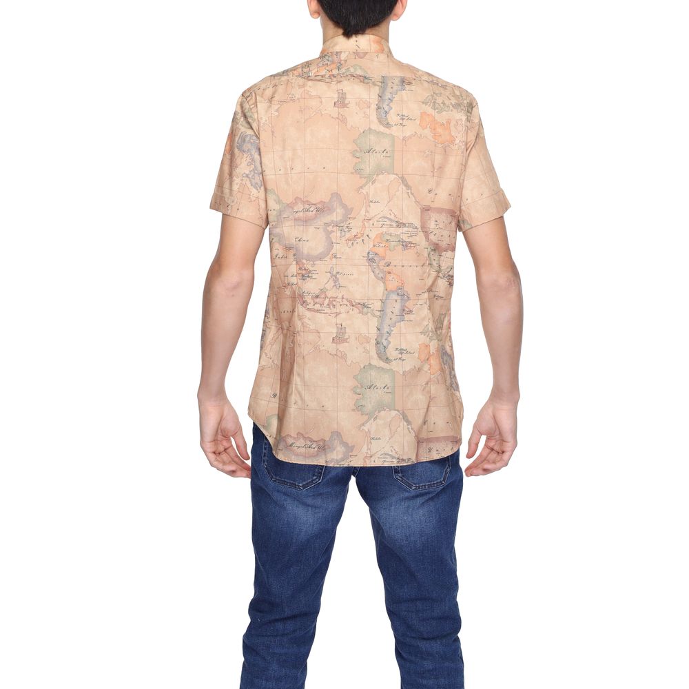 Alviero Martini Prima Classe Beige Cotton Shirt