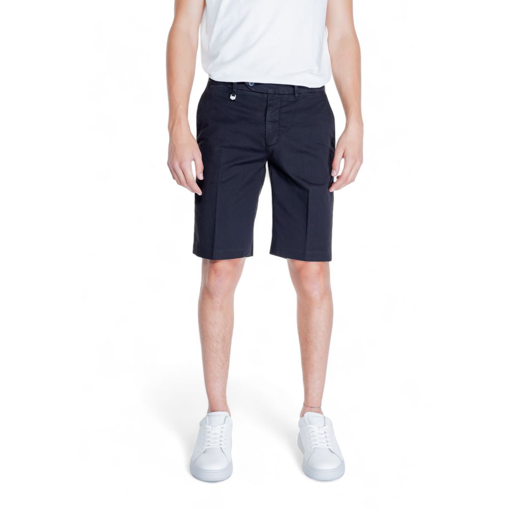 Antony Morato Black Cotton Short for Elevated Casual Style