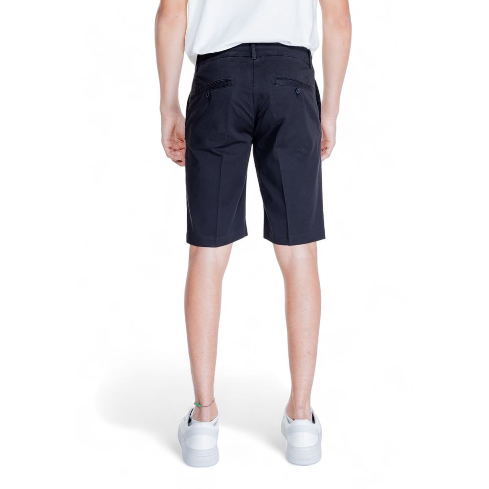 Antony Morato Black Cotton Short for Elevated Casual Style