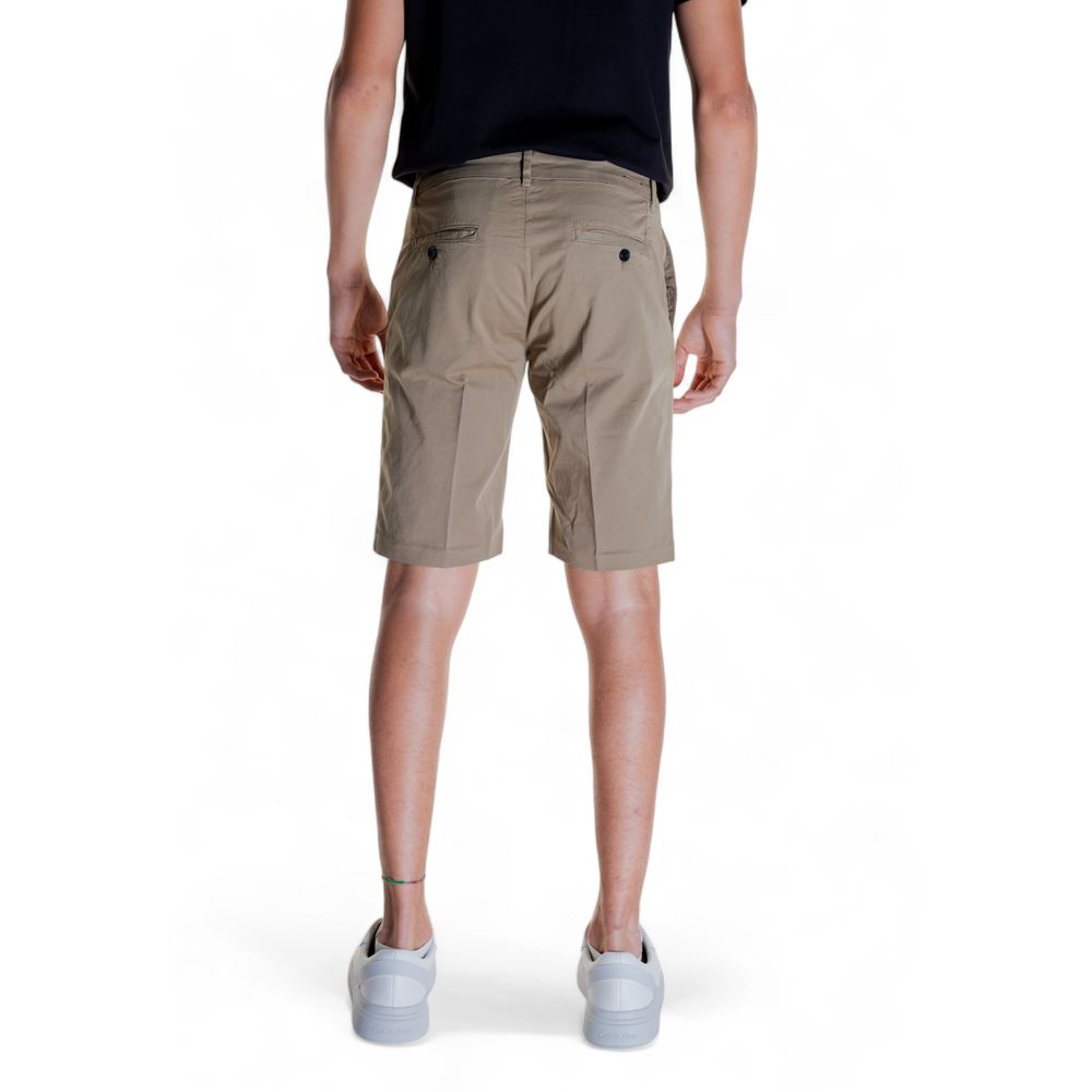 Antony Morato Beige Cotton Short for Elevated Style