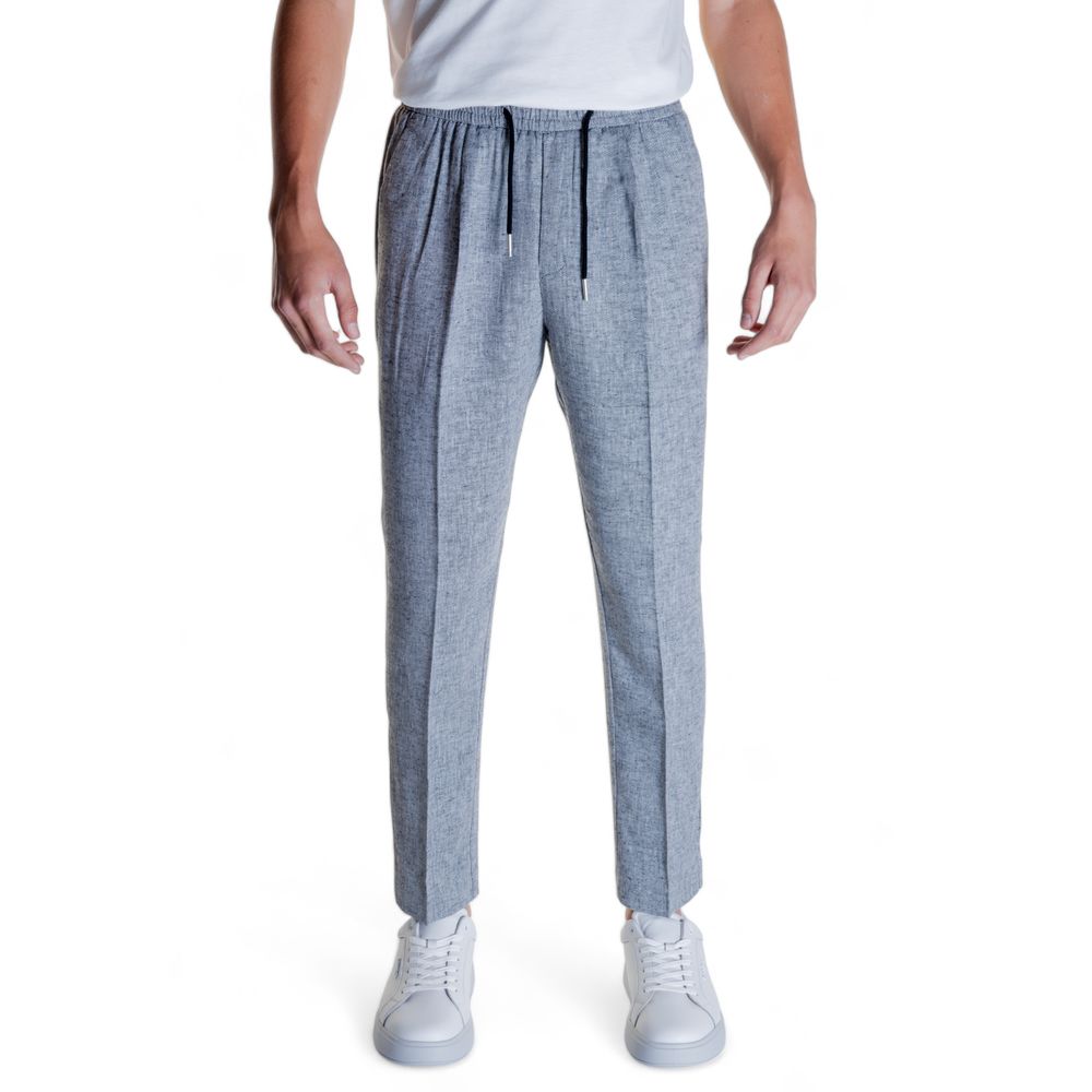 Antony Morato Black Linen Jeans & Pant for Effortless Elegance