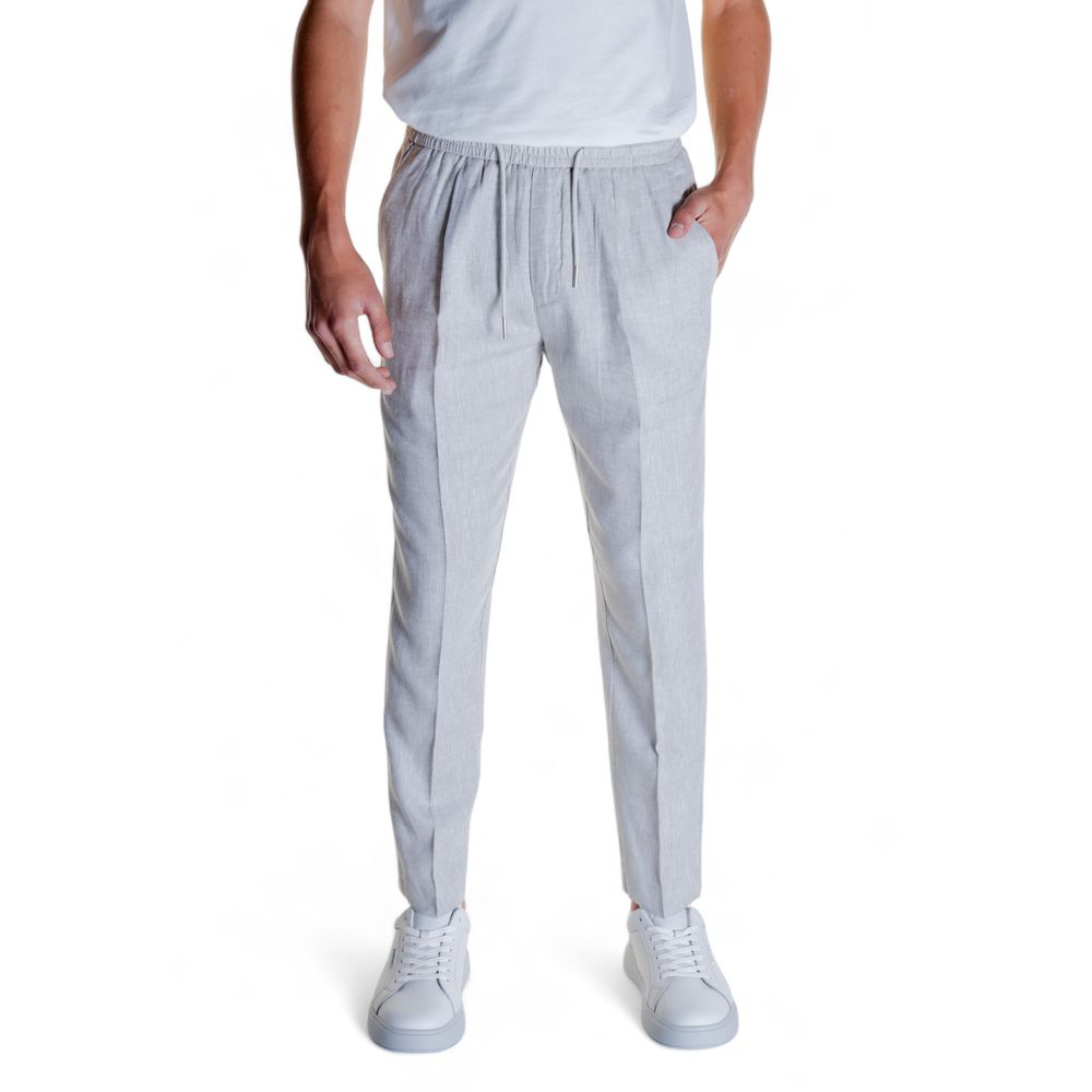 Antony Morato Beige Linen Jeans & Pant for Effortless Elegance