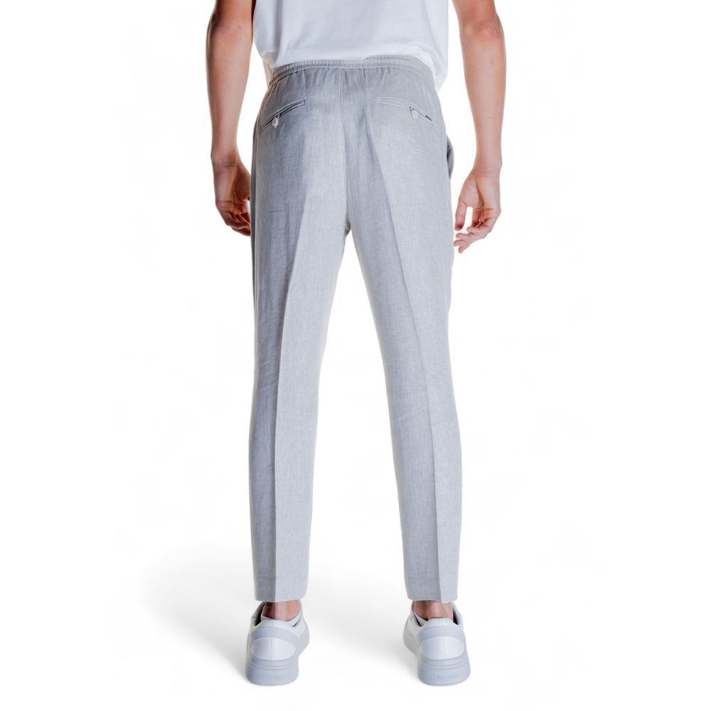 Antony Morato Beige Linen Jeans & Pant for Effortless Elegance
