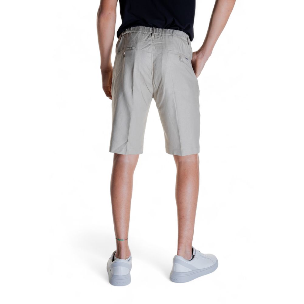Antony Morato Beige Linen Short for Effortless Elegance