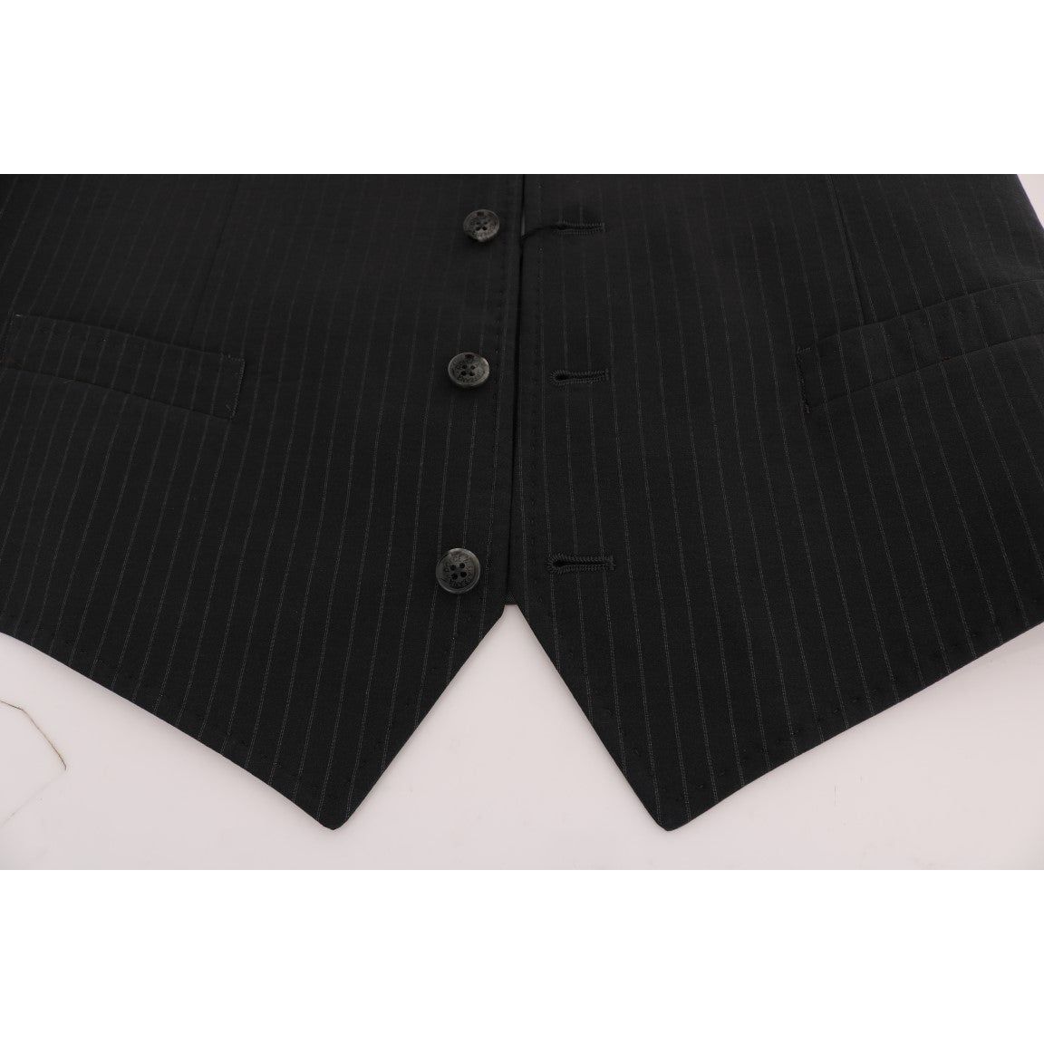 Dolce & Gabbana Gray Cotton Viscose Waistcoat Vest