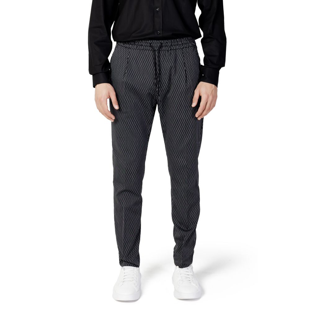 Antony Morato Black Cotton Jeans for Elevated Style