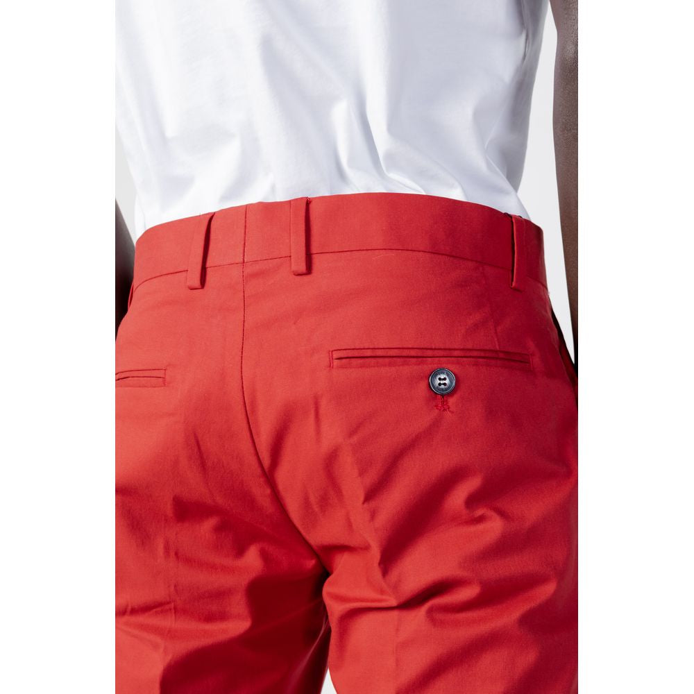 Antony Morato Red Cotton Jeans for Timeless Elegance