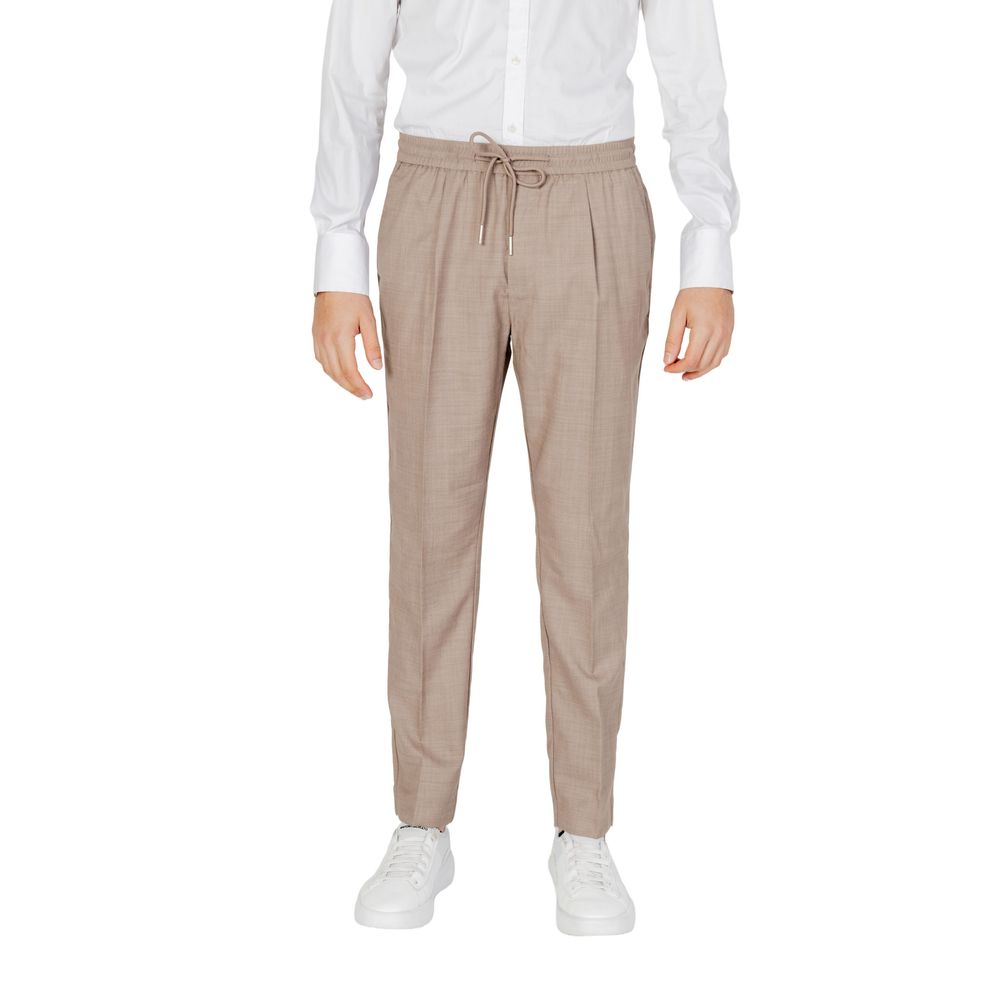 Antony Morato Beige Cotton Jeans & Pant for Elevated Style