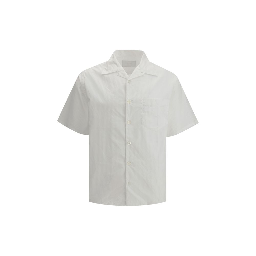 Prada White Cotton Shirt: Timeless Elegance with Effortless Style