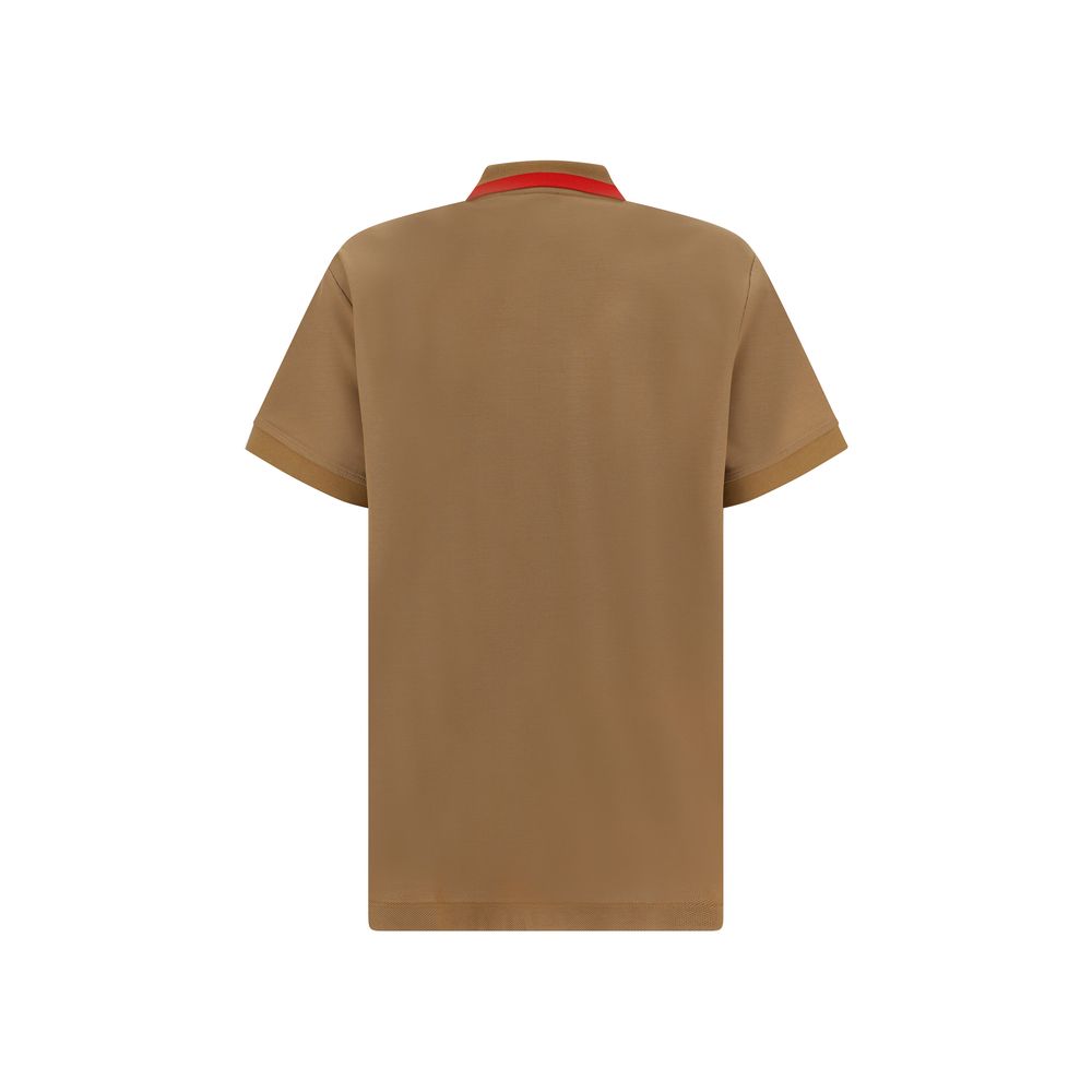 Burberry Navy Cotton Edney Polo Shirt in Timeless Elegance