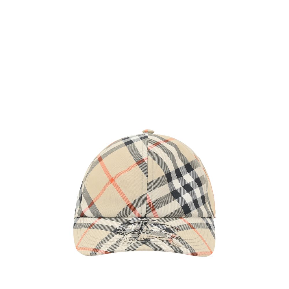 Burberry Beige Cotton Baseball Hat - Iconic Luxury Accessory for Style
