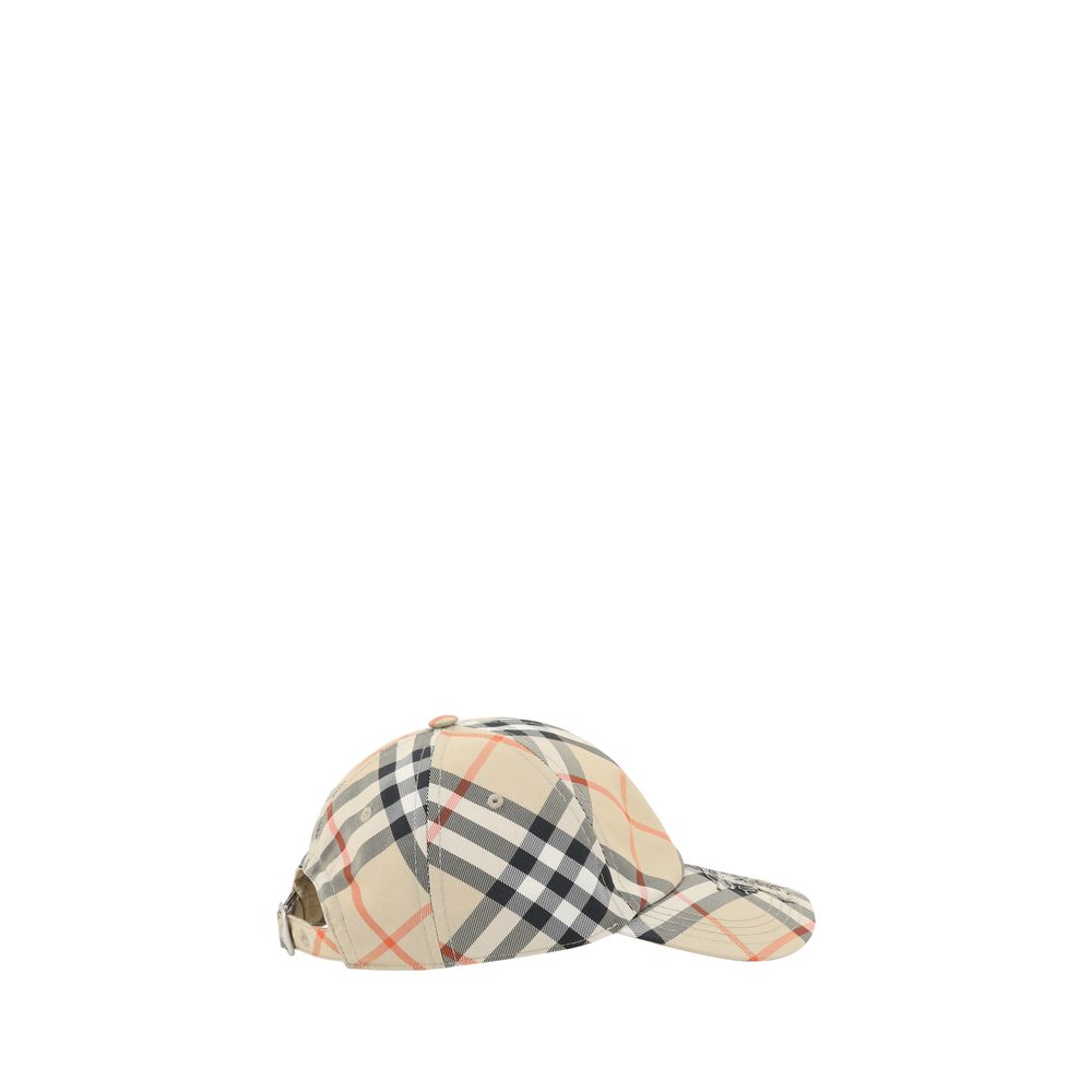 Burberry Beige Cotton Baseball Hat - Iconic Luxury Accessory for Style