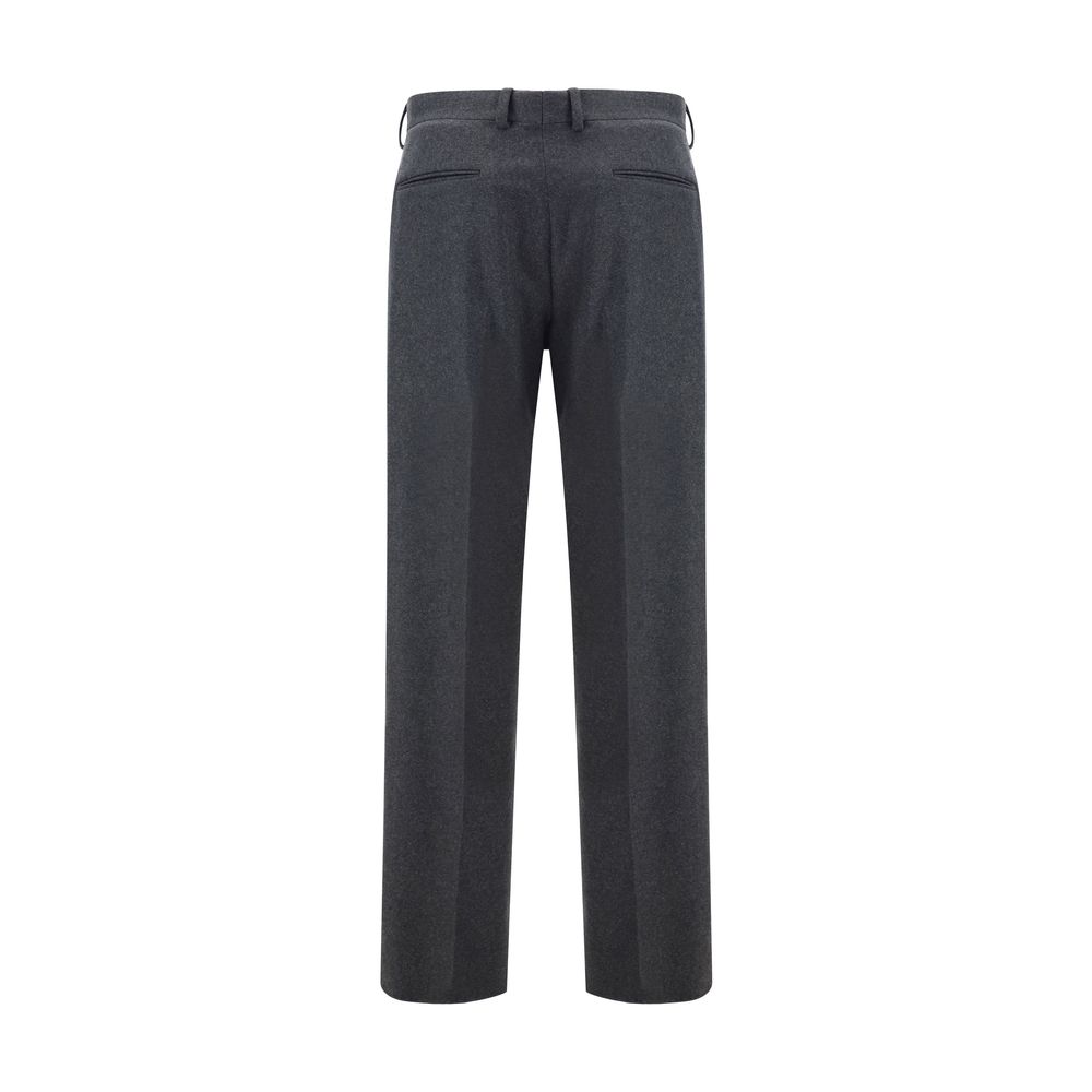 Fendi Beige Cashmere Pants for Timeless Elegance