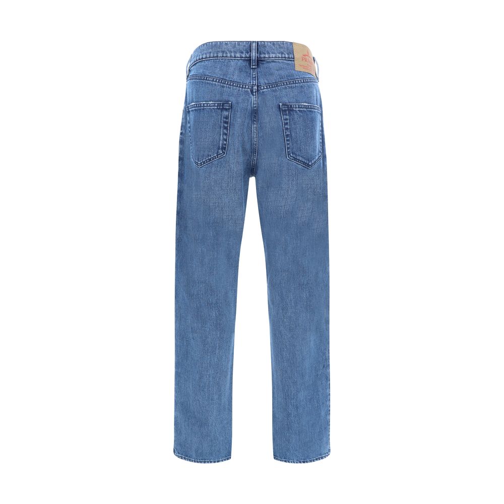 Prada Blue Denim Jeans: Timeless Elegance with Contemporary Flair