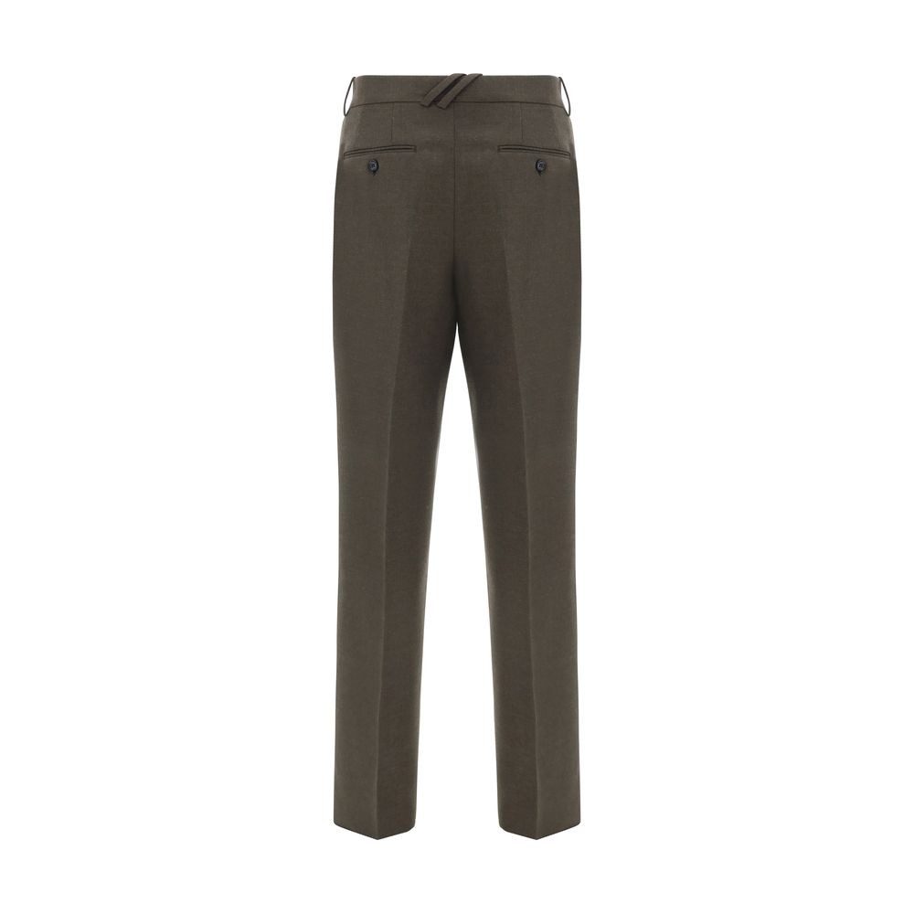 Burberry Grey Wool Trousers: Timeless Elegance in Luxurious Wool