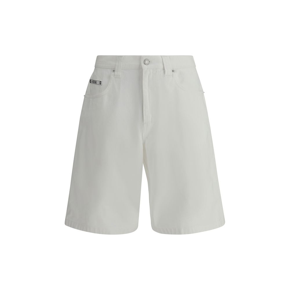 Moschino Blue Denim Baggy Shorts for Effortless Chic Style