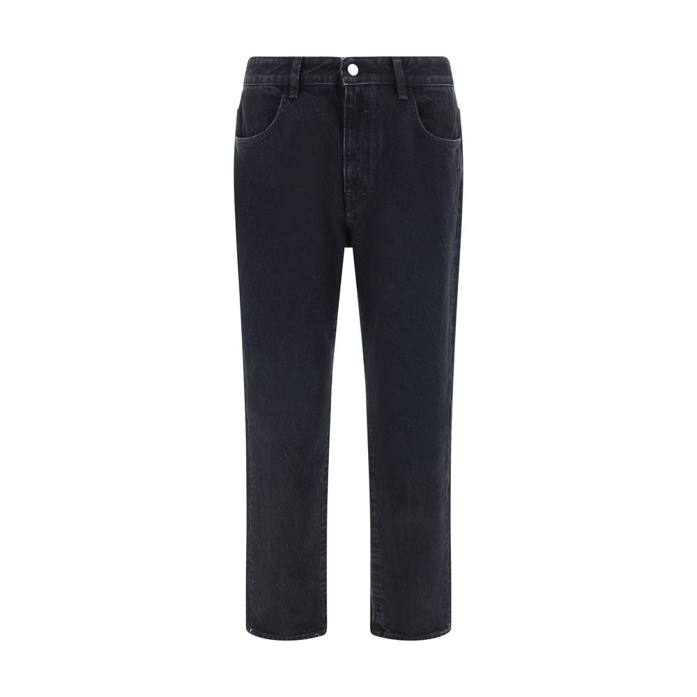 Givenchy Blue Cotton Denim Pants - Luxury Casual Elegance Redefined