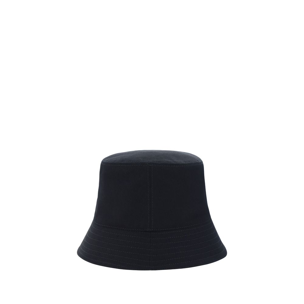 Marni Beige Cotton Bucket Hat: Contemporary Luxury Accessory for Elegance