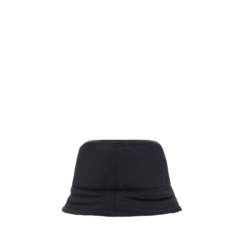 Marni Black Cotton Bucket Hat in Chic Monochrome Design