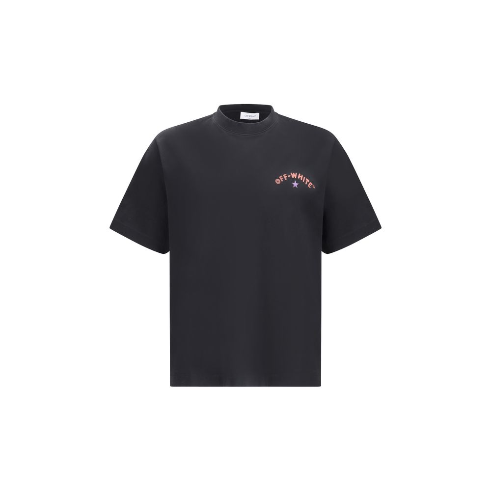Off-White Black Cotton Star Arrow Skate T-Shirt