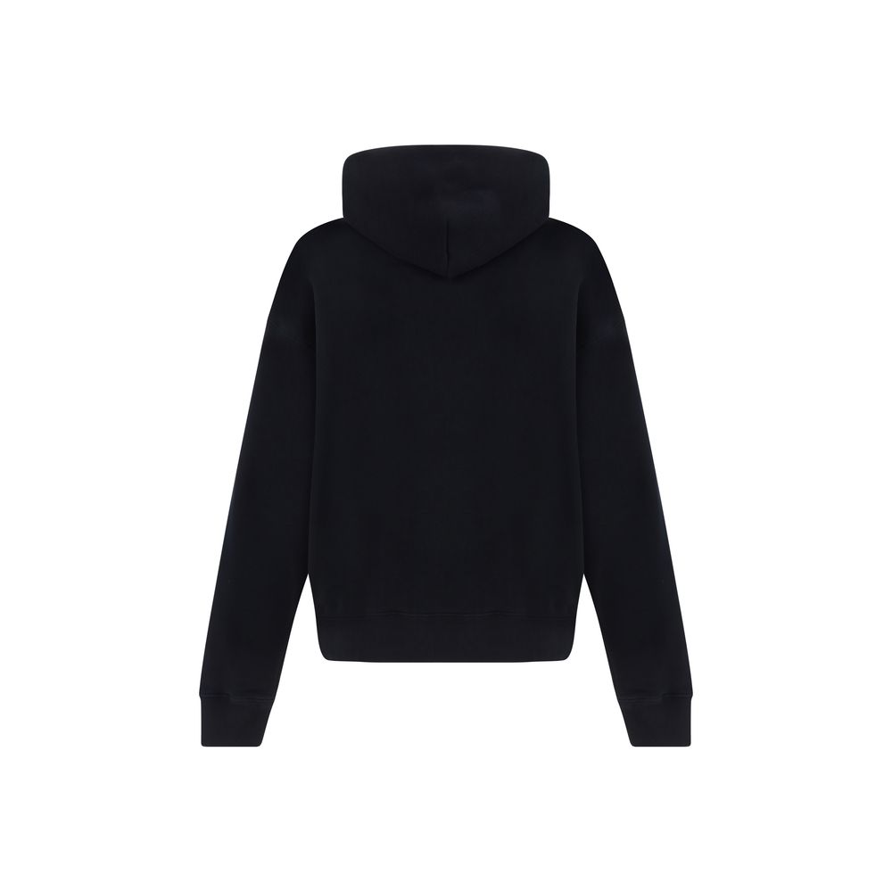 Off-White Black Cotton Big Bookish Skate Hoodie