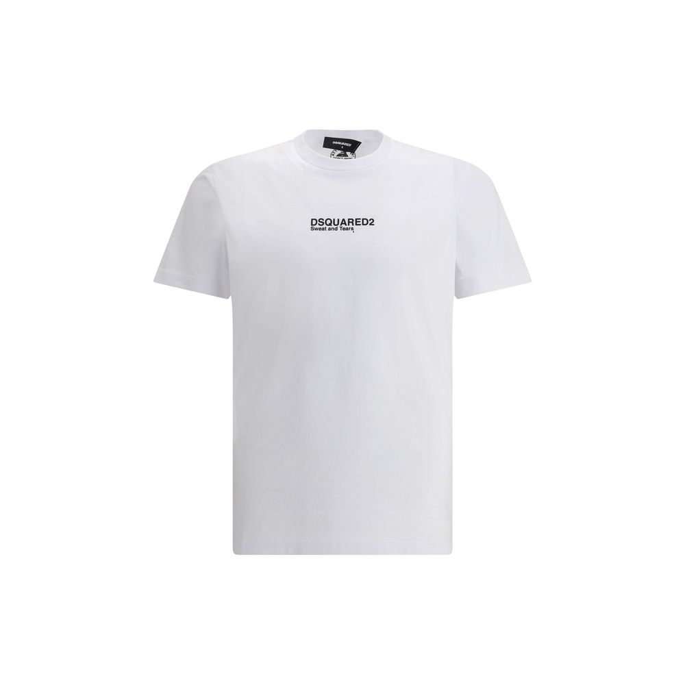 Dsquared² White Premium Cotton T-Shirt for Effortless Elegance