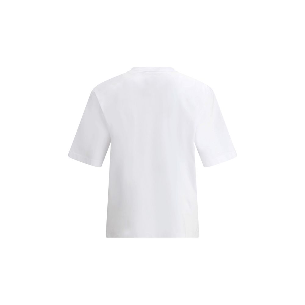 Dsquared² White Cotton T-Shirt for Effortless Urban Luxury Style