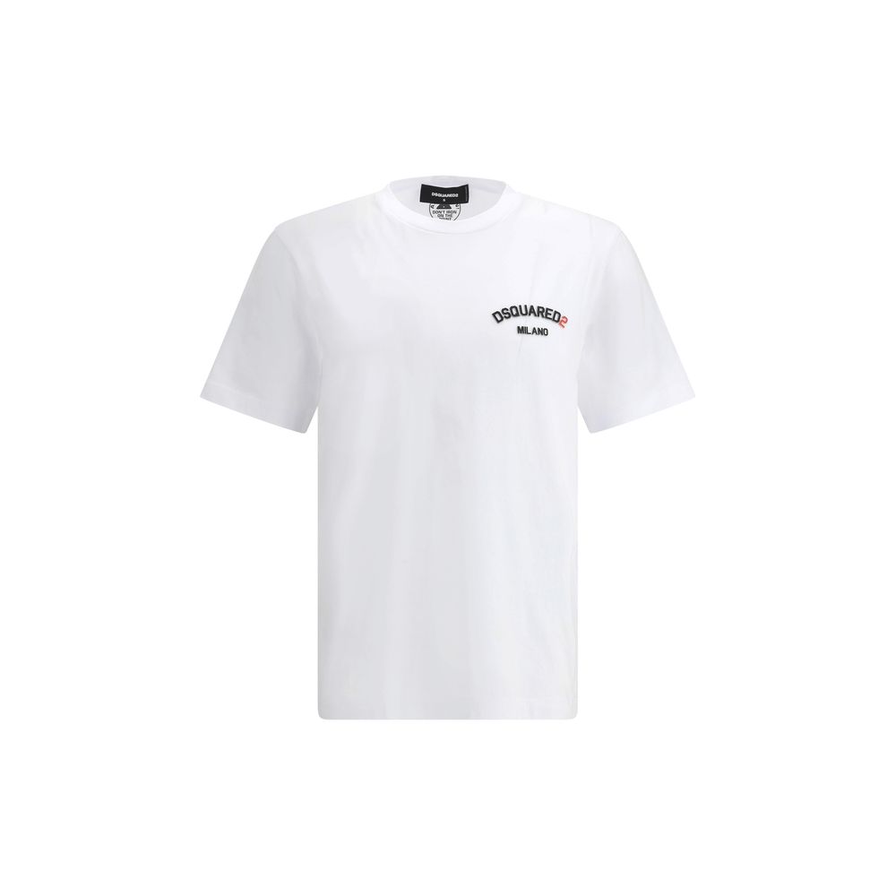 Dsquared² White Premium Cotton T-Shirt for Effortless Style