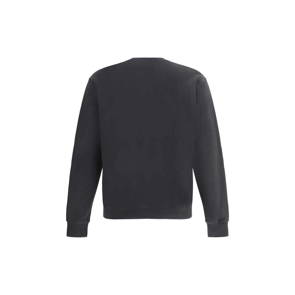 Dsquared² Grey Luxurious Cotton Sweatshirt for Effortless Style