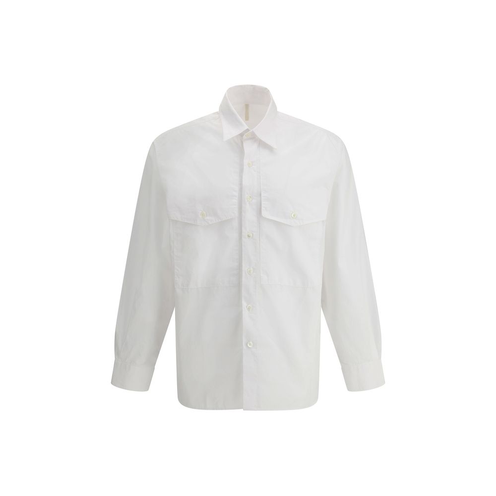 Sunflower White Premium Cotton Shirt for Effortless Elegance