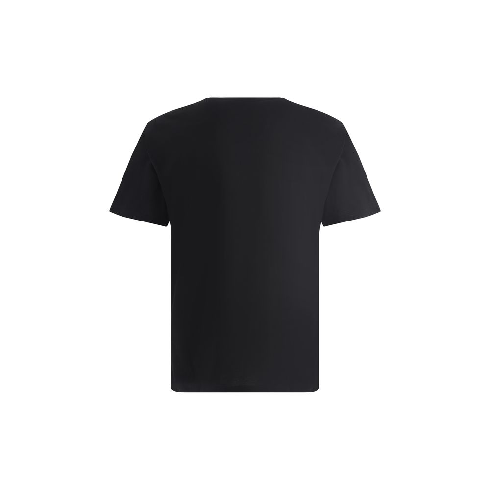 Valentino White Cotton Maxi Print T-Shirt: Effortless Luxury Essential