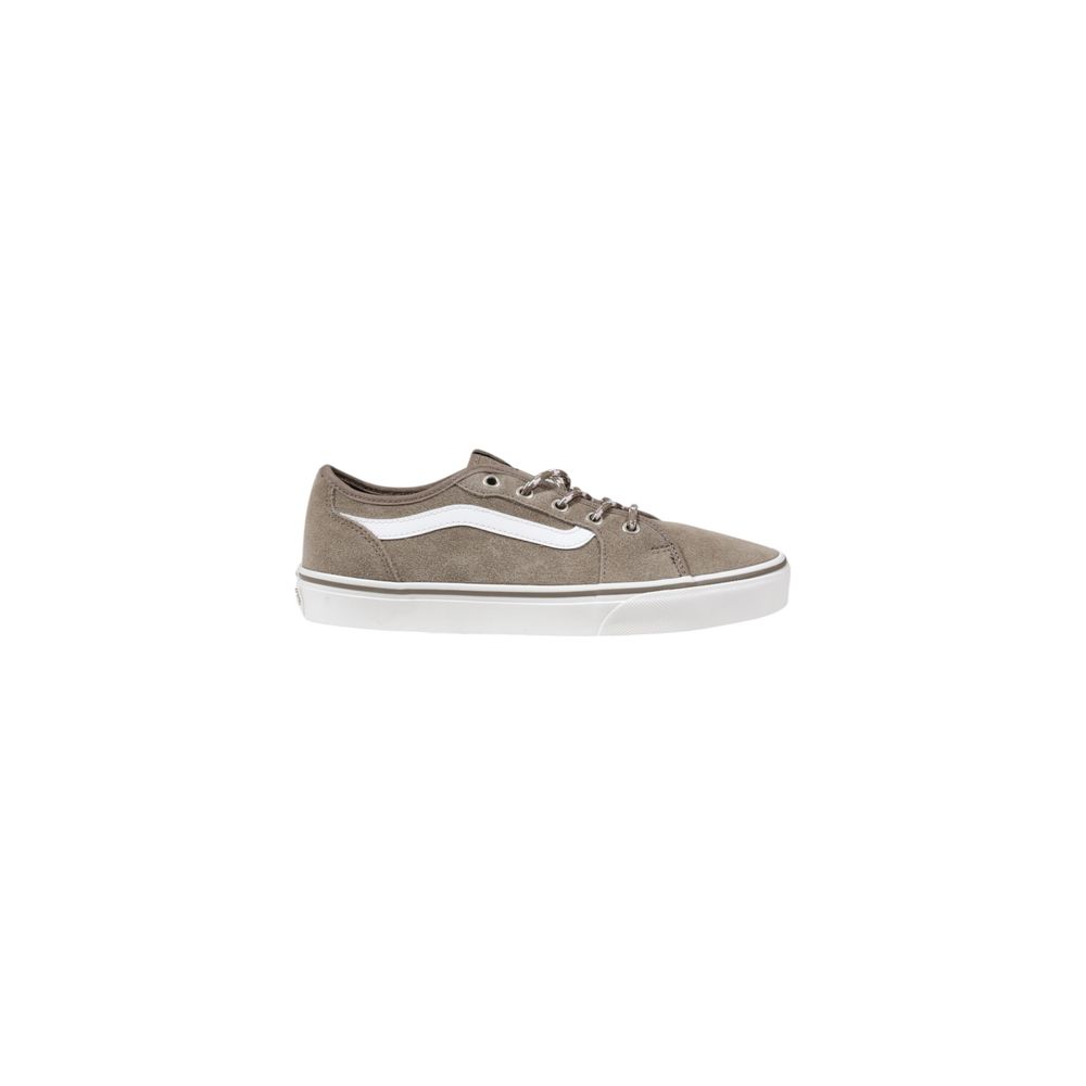 Vans Beige Suede Leather Sneaker for Elevated Style