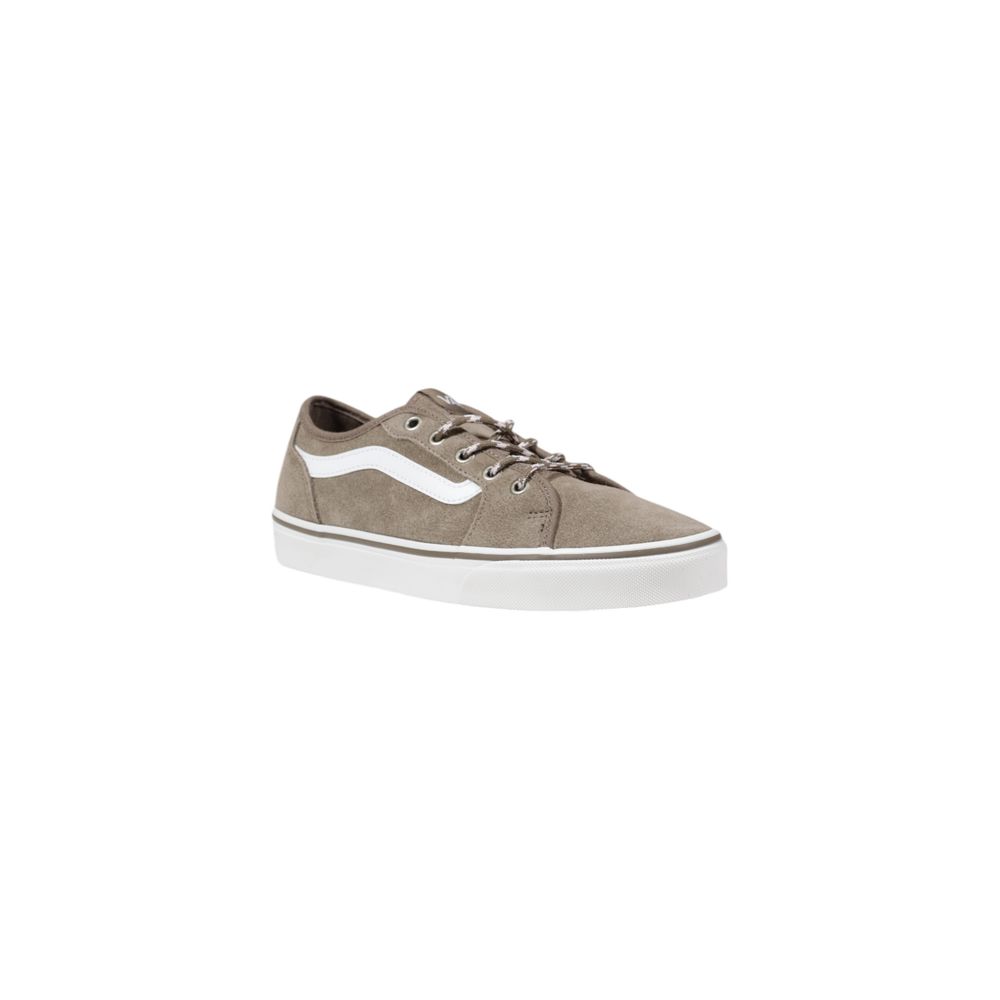 Vans Beige Suede Leather Sneaker for Elevated Style